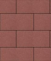 Тротуарная плитка Прямоугольник 600х300х80 мм, красный