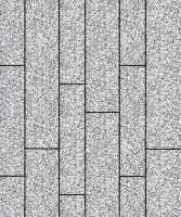 Тротуарная плитка Регата, 60 мм, мрамор, белый с черным