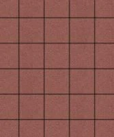 Тротуарная плитка Квадрат 200х200х60 мм, красный