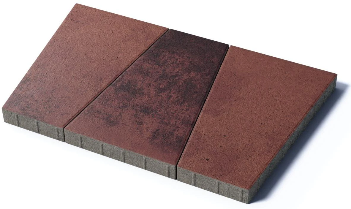 Тротуарная плитка Рутрум, 80 мм, Клинкер