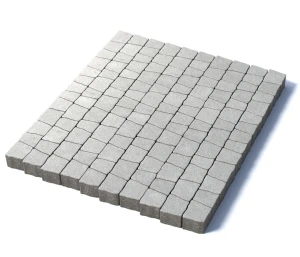 Тротуарная плитка Абрис, 60 мм, белый