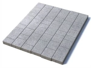 Тротуарная плитка Старый город, 60 мм, гранит, белый