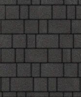 Тротуарная плитка Старый город, 40 мм, гранит, черный