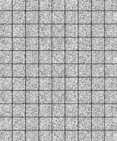 Тротуарная плитка Квадрат 100х100х60 мм, мрамор, белый с черным