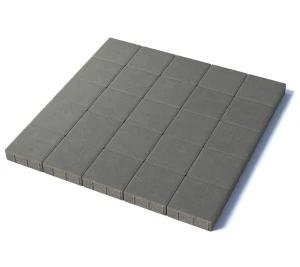 Тротуарная плитка Квадрат 200х200х60 мм, серый