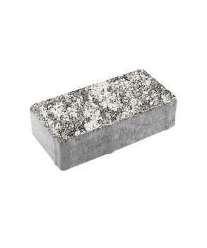 Купите тротуарную плитку Б.5.П.8 гладкий листопад (черный, белый) - Антрацит