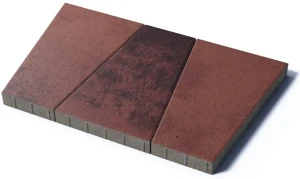 Тротуарная плитка Рутрум, 80 мм, Клинкер