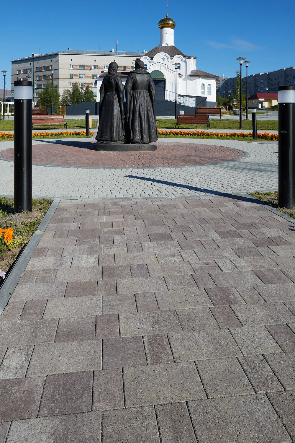 укладка плитки в Харпе