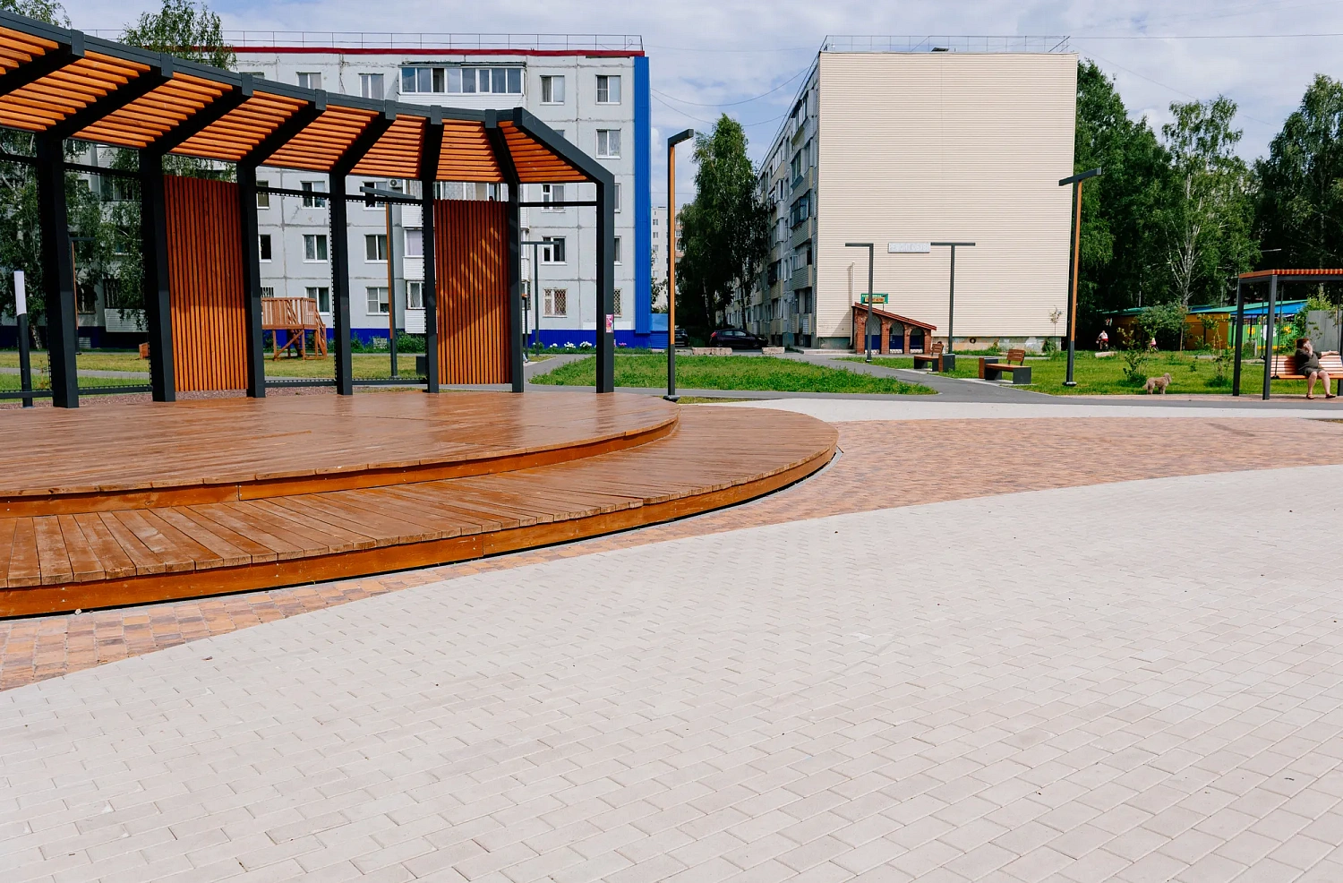 Сквер Спортивный в Тобольске