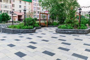 Купите тротуарную плитку Б.5.П.8 гладкая белая