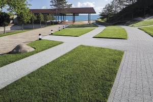 Купить бордюры  БР.100.20.8 (11) стоунмикс белый с черным от производителя - «Поревит»