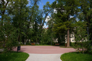 Тротуарная плитка Антик Б.3.А.6 гранит красный