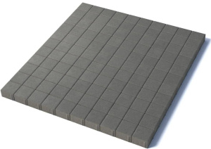 Тротуарная плитка Квадрат 100х100х60 мм, серый